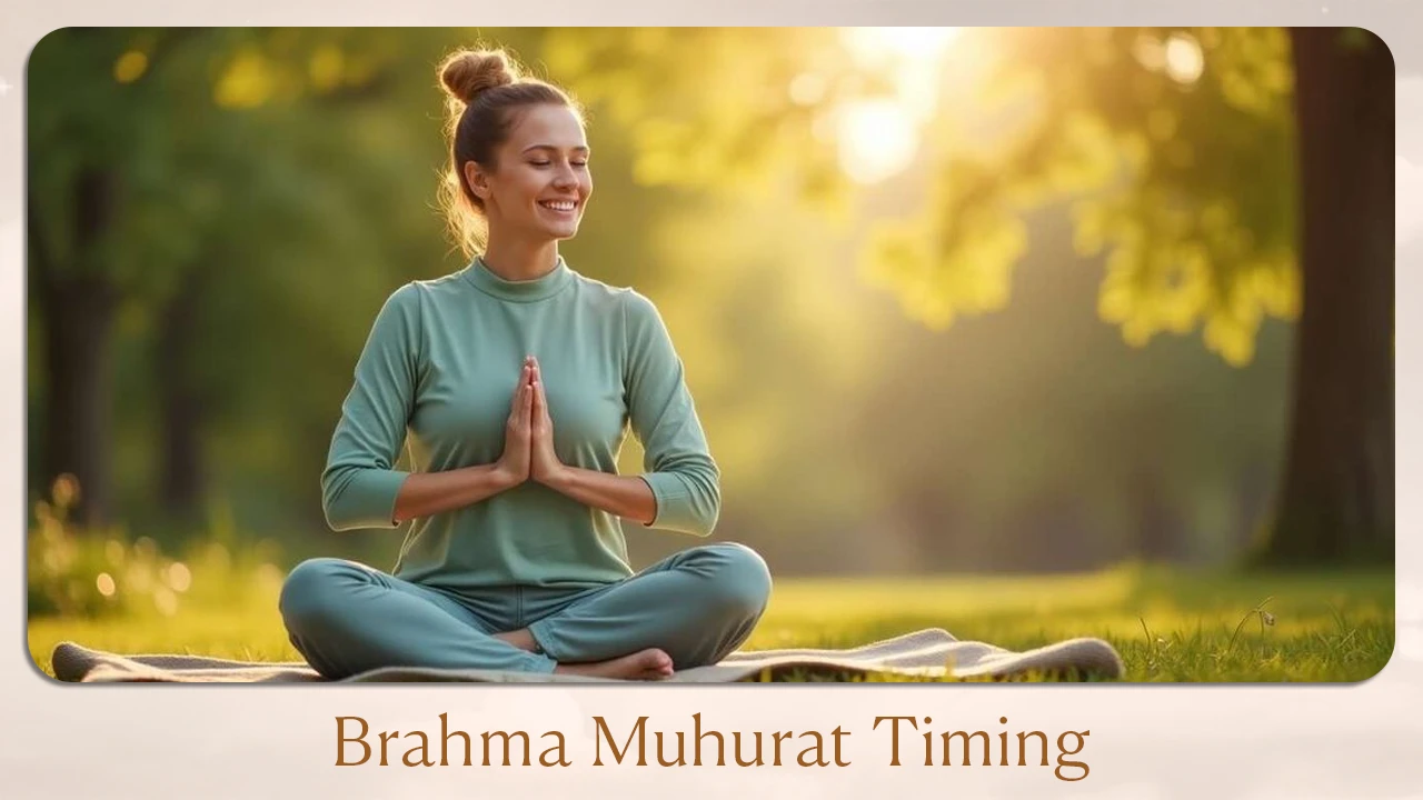 Brahma Muhurat Timing